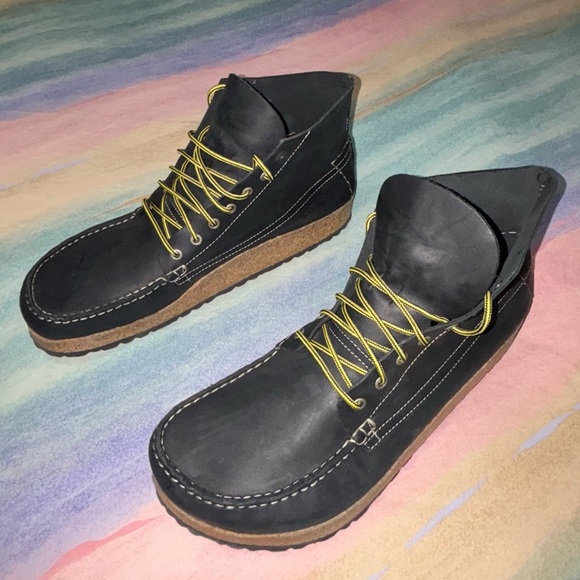 Birkenstock MARTON Oiled Leather boots men’s size 12 - Picture 4 of 11